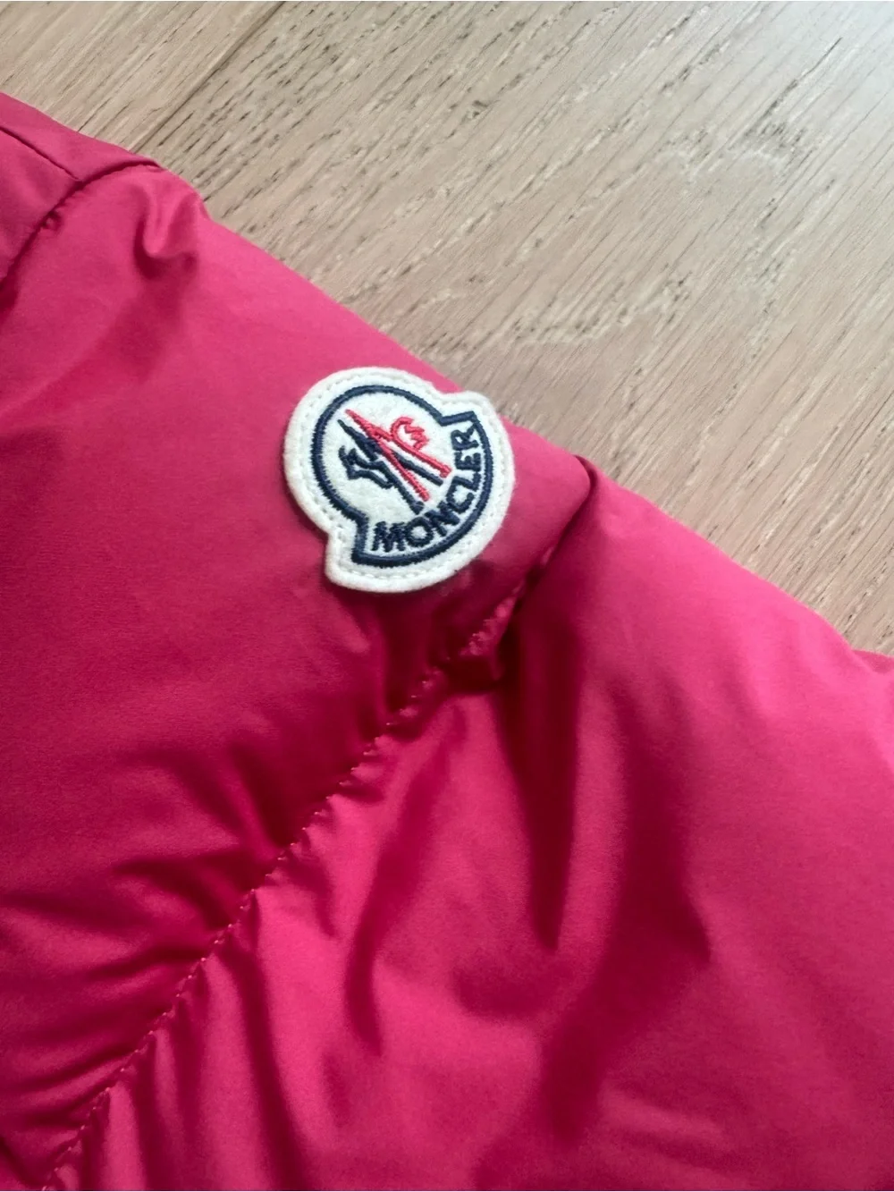 NWT Moncler Girls' Pink Down Puffer Jacket